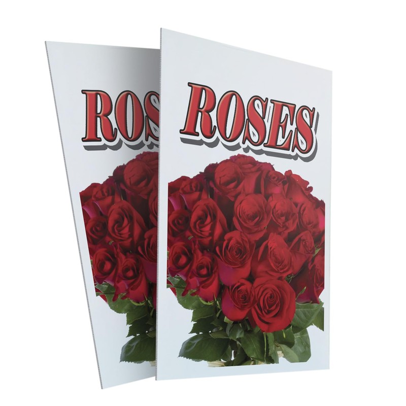 A-Frame Sidewalk Roses 24" x 36" Double Sided A-Frame Sidewalk