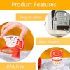 Egg Yolk Separator,Playful basketball hoop design,Efficient egg yolk separation,red