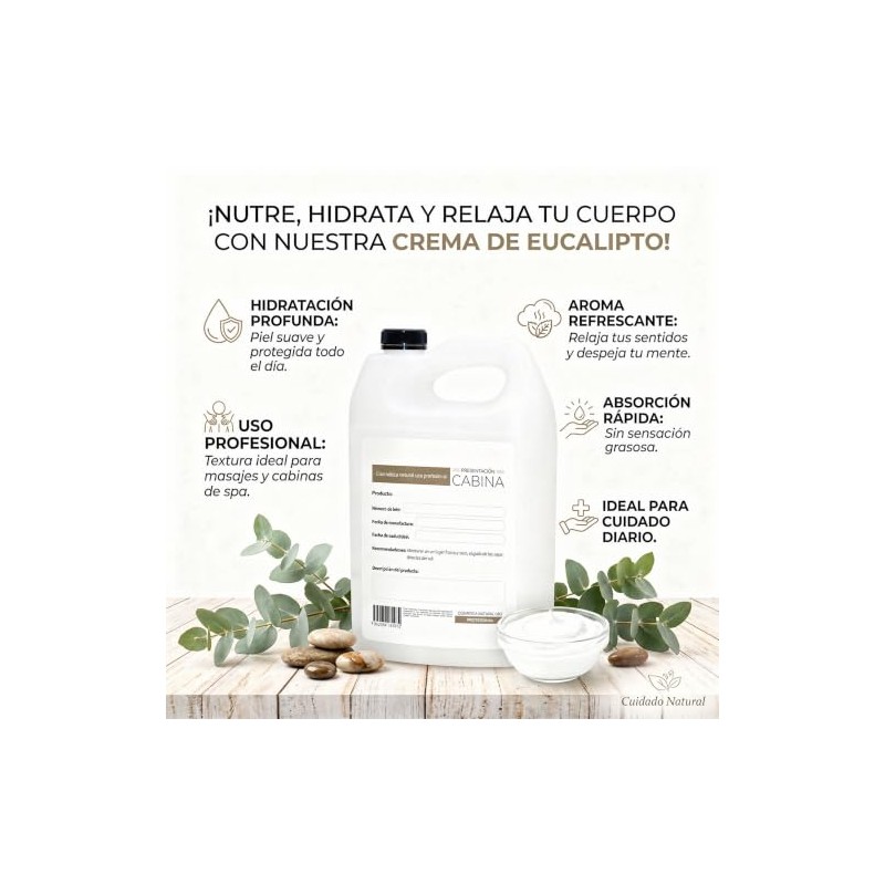 Crema Corporal Vegana Líquida Hidratante 1 Galón