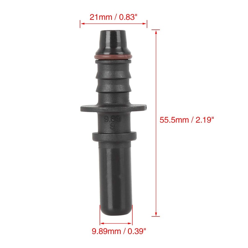 X AUTOHAUX 2pcs 9.89mm ID8 Car Fuel Line Hose Quick
