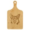 Charcuterie Board With Handle Cheese Board Bamboo Cutting Board Gift
