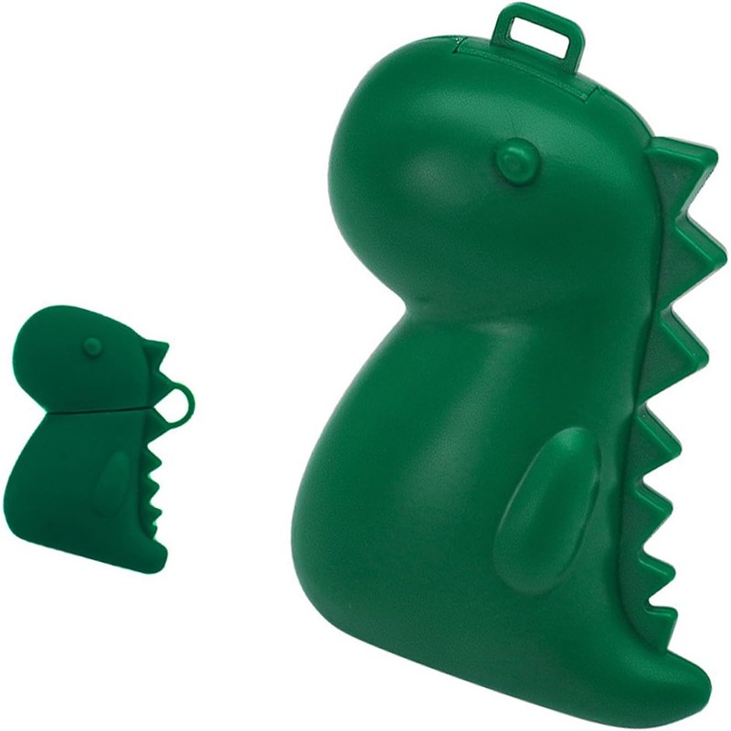 Funda protectora de silicona con forma de dinosaurio de dibujos