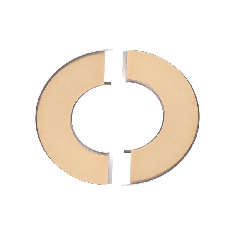sourcing map Wall Split Flange, Stainless Steel Round Escutcheon Plate