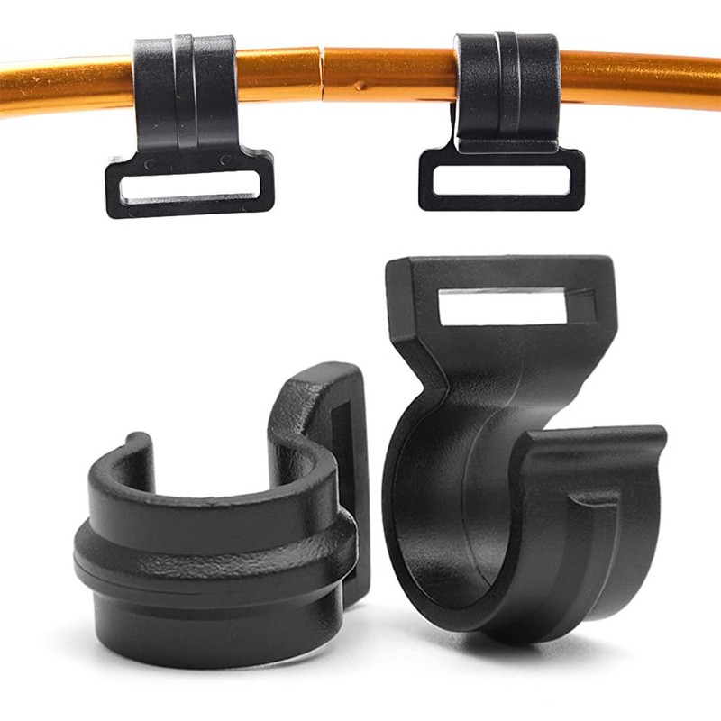 DULSPUE Camping Awning Hooks - Pack of 20 Tent Plastic