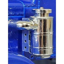 Tamiya Pair L&amp;R Aluminum Air Cleaner Tank Bracket Plate Tamiya 1/14 King Grand Hauler