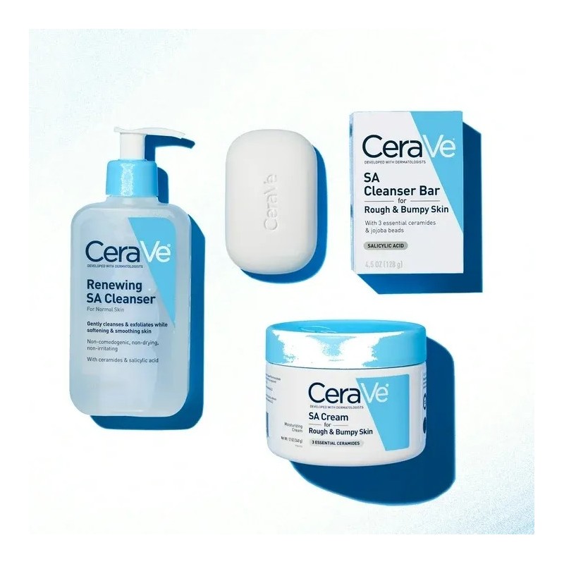 Cerave Barra Limpiadora Sa Para Piel Rugosa 128g