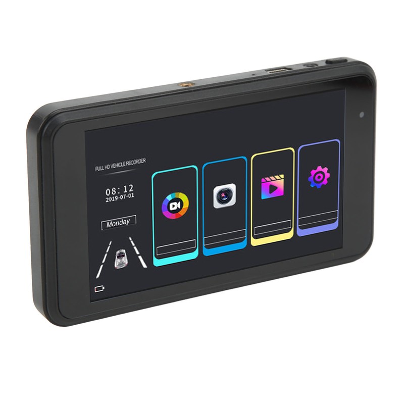 4in Touch Screen Driving Recorder 1080P Dual Dash Cam Night