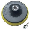 Waies 5 Inch Backer Pad with Thread Drill Adapter Arbor