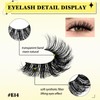 10 Pairs 5 Styles Mixed Clear Band Artificial Eyelashes Cat
