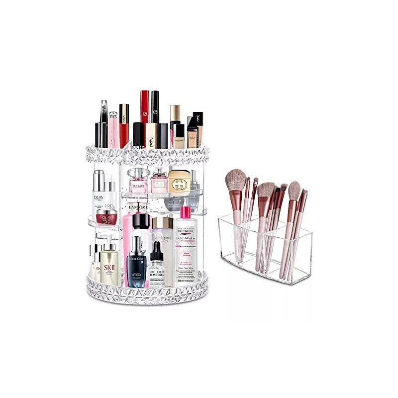 V-hanver Organizador De Maquillaje Giratorio De 360 Grados C
