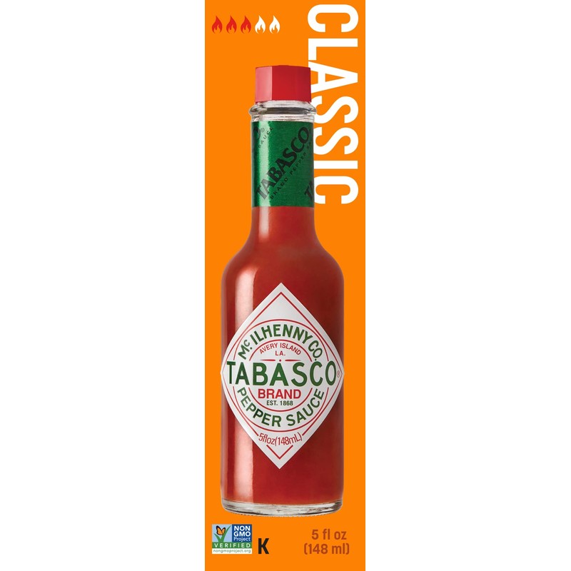 TABASCO® Brand Original Red Pepper Sauce, 5 oz (Pack of