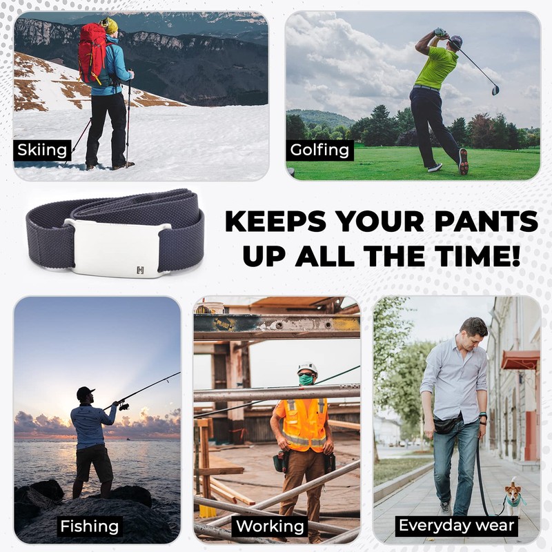 MagBelt 2 - Black Belt/Silver Buckle (Medium)