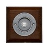 Modern Living Square Wireless Doorbell in Tudor and Brushed Nickel