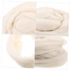 VILLFUL Natural Roving Wool Fiber for Needle Felting Soft Felting