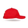 Chris Jones 95# Red Embroidered Baseball Cap Flat Brim Hat