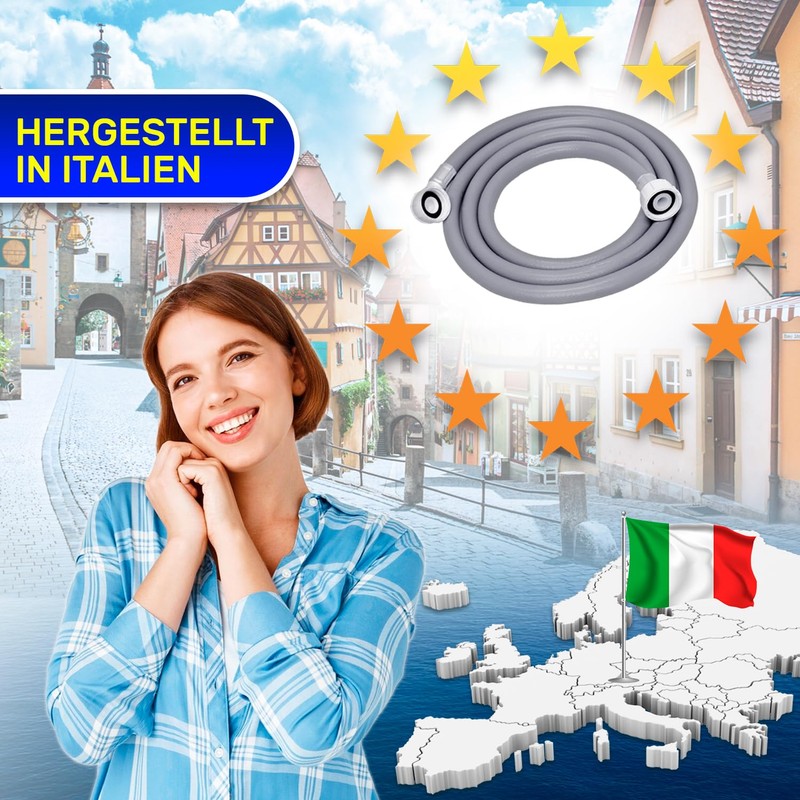 Inlet Hose Washing Machine and Dishwasher 3 m 25°C from