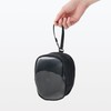 Muji NDG13A3A Hanging Collection Pouch, Black, Approx. 4.3 x 6.3