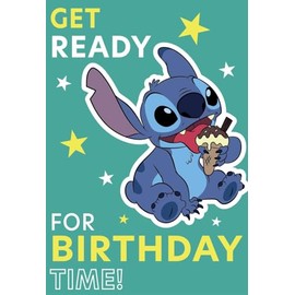 Stitch Birthday Greetings Card for Girls Unique Stitch Design for Young Girls Boys Happy Birthday Card for Niece/Granddaughter/Daughter/Sister,Cute Children/Kids Party Birthday Cards Party