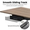 UNITEDPOWER Under Desk Drawer Storage, Pull-Out Office Hidden Counter Drawer,