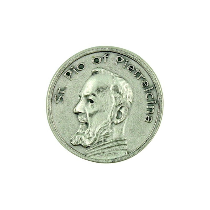 Patron Saint St Padre Pio of Pietrelcina Pocket Token with