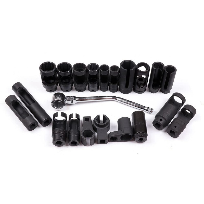 AINTIER 21-Pcs Sensor Socket Special Sending Unit Tool with 7/8
