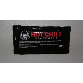 Wendy's (20 Packets) Wendy's Hot Chili Seasoning Sauce Packets Wendys - Lot of 20 Packs