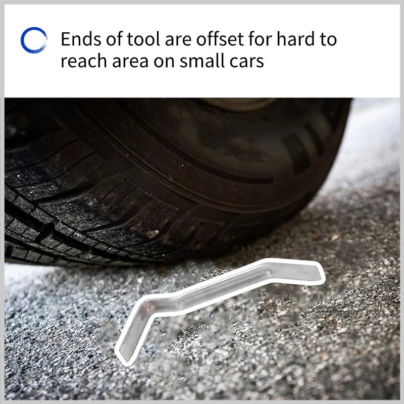 KIMISS Brake Adjusting Tool, Metal Offset Brake Spoon Professional Brake