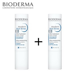 Bioderma Atoderm 1+1 Bioderma Atoderm Lip Stick Levres Lip Balm Lip Dry Exfoliation Moisturizing Moisturizer / 1+1 바이오더마 아토덤 립 스틱 레브르 립밤 입술 건조 각질 제거 보습 보습제