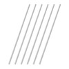 MECCANIXITY 6 Pcs Round Steel Rod 2.6mm Diameter HSS Lathe