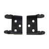 Zeberoxyz 18x37mm Drag Chain Length 1Meter Inside Open Type Black