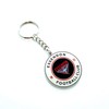 Essendon Bombers AFL Team Round Logo Metal Keyring