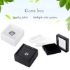BENECREAT White Gemstone Display Box 5 x 5 x 2