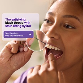 BURST Expanding Dental Floss (Mint Eucalyptus/160 Yards) | Stain Absorbing & Woven Teeth Floss with Xylitol Coating to Fight Cavities | Vegan | Paraben Free Expanding Floss