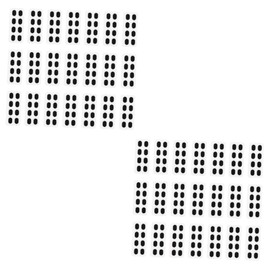 Beavorty 2sets Nose Pads for Glasses Replaceable Nose Grips Comfortable Slip Design 80pairs*2