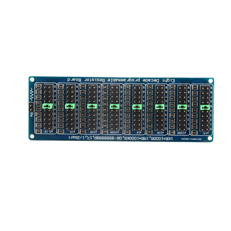 Eujgoov Resistor Board, 0.1R - 9999999R 8 Decade Programmable Resistor