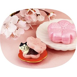 Deco Corporation ZSA-51238 Concombre Plum Shaped Dish, Size: Approx. 2.0 x 2.0 x 0.4 inches (50 x 50 x 10 mm)