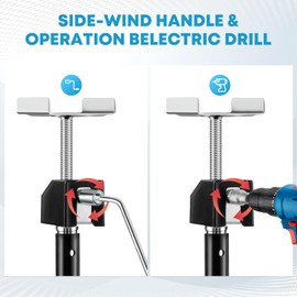 Kohree Set of 2 RV Slide Out Supports, Heavy Duty Camper Support Jacks, Supports up to 5000lbs, Adjust from 20"-49" Height by Power Drill or Hand Crank Handle, RV Camper Accessories for Travel Trailer