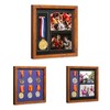 IHEIPYE Medal Display Shadow Box - Single Medal Display case
