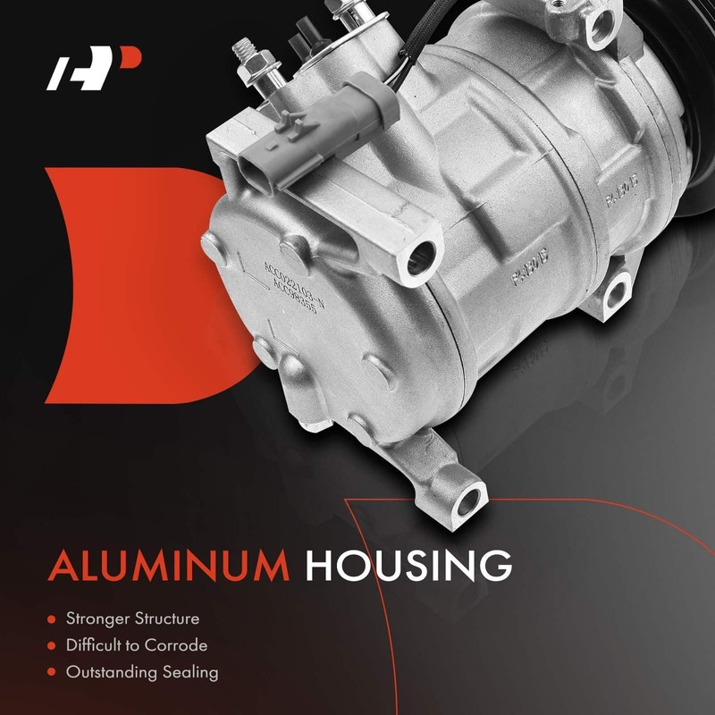 A-Premium A/C Compressor with Clutch Compatible with Chrysler Pacifica 3.8L