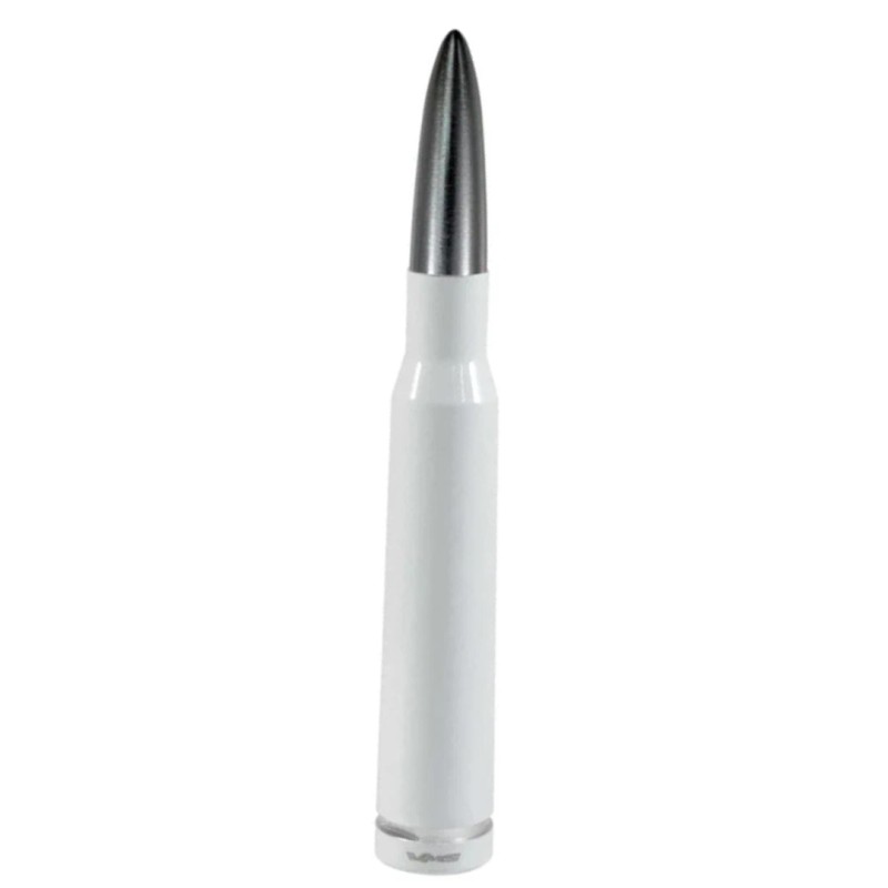 VMS Gunmetal and White Bullet Antenna for Chevy Colorado All
