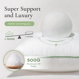 Ashler Home Deco 12x20 Pillows Insert (Set of 2) - Throw Pillow Inserts with 100% Cotton Cover - Lumbar Pillow Sofa Stuffer Pillow Inserts -Decorative White Couch Pillow