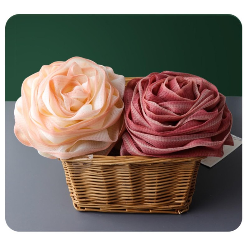 Tinopui Body Sponge, Rose, Bath Sponge, Body Sponge, Dense Foam,