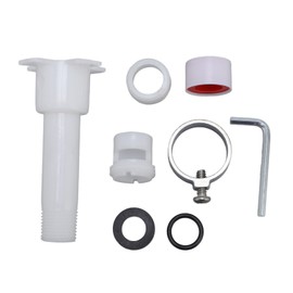 4 in 1 Tub Spout Adapter Kit, Bathtub Faucet Diverter Kit for 1/2in Copper Pipe, Threaded Spout, 3/4in Male Thread Connection, 8 Pcs Shower Tub Faucet Splitter