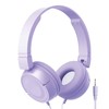 Laser Wired On-Ear Headphones Comfortable Cushioned Earpads, Adjustable Headband, Foldable