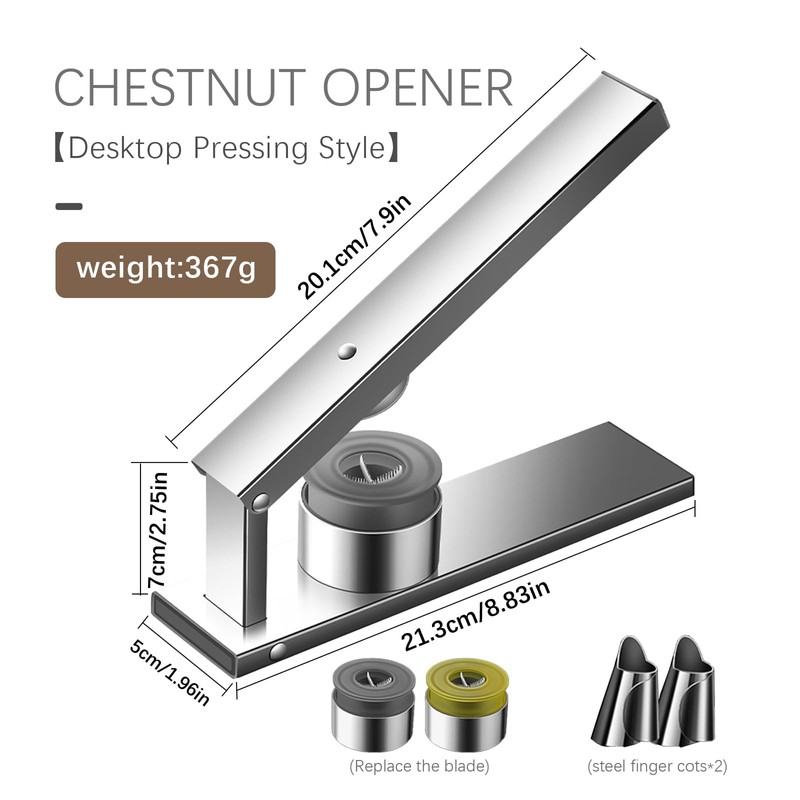 Holzsammlung Chestnut Cutter, Chestnut Cutter, Stainless Steel, Chestnut Cutter Professional