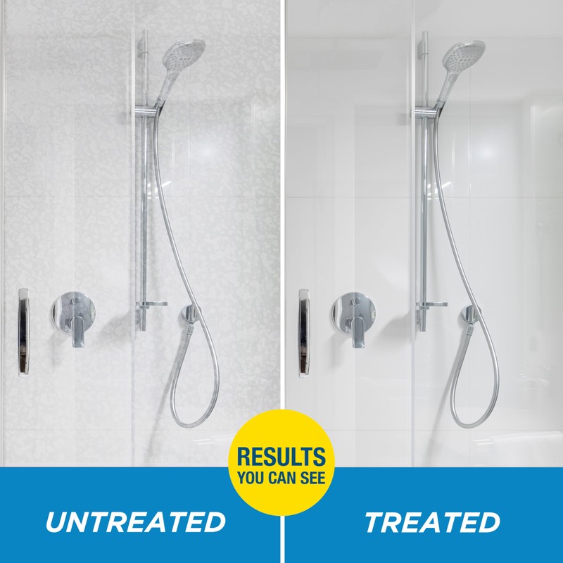 Rain-X 630542 Shower Door Water Repellent, Protects Glass Shower &