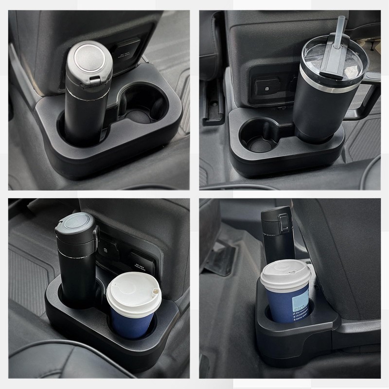 Mabett Upgrade Removable Rear Dual Cup Holder for Ford Bronco