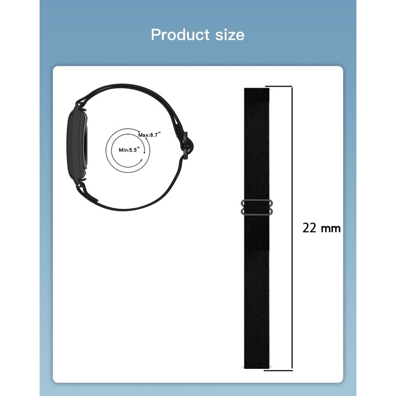 Bands for garmin Forerunner 970,Nylon Sport Wristband for garmin Forerunner