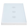 3 Gang Smart Touch Switch Glass Panel Voice APP Remote