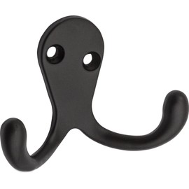 National Hardware N330-829 163 Double Clothes Hooks in Oil Rubbed Bronze, 2 piece